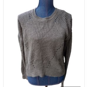 Pink Rose Crochet style sweater